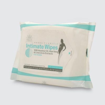 دستمال مرطوب بهداشتی مخصوص بانوان دایلکس 20 عددی